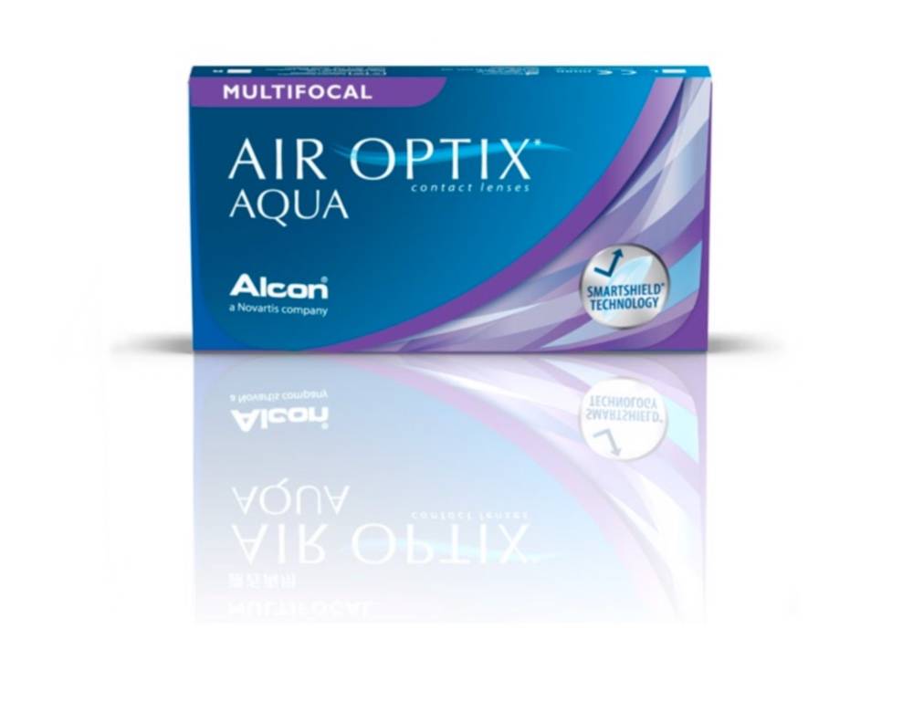 AIR OPTIX  AQUA MULTIFOCAL - ЕДНОМЕСЕЧНИ МУЛТИФОКАЛНИ КОНТАКТНИ ЛЕЩИ - 6 бр.