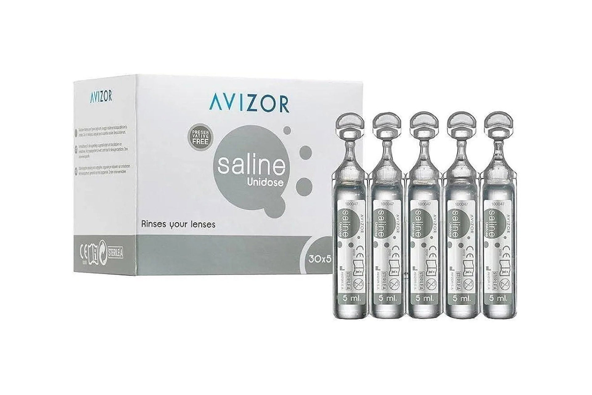 Saline монодози - 30бр x 5ml